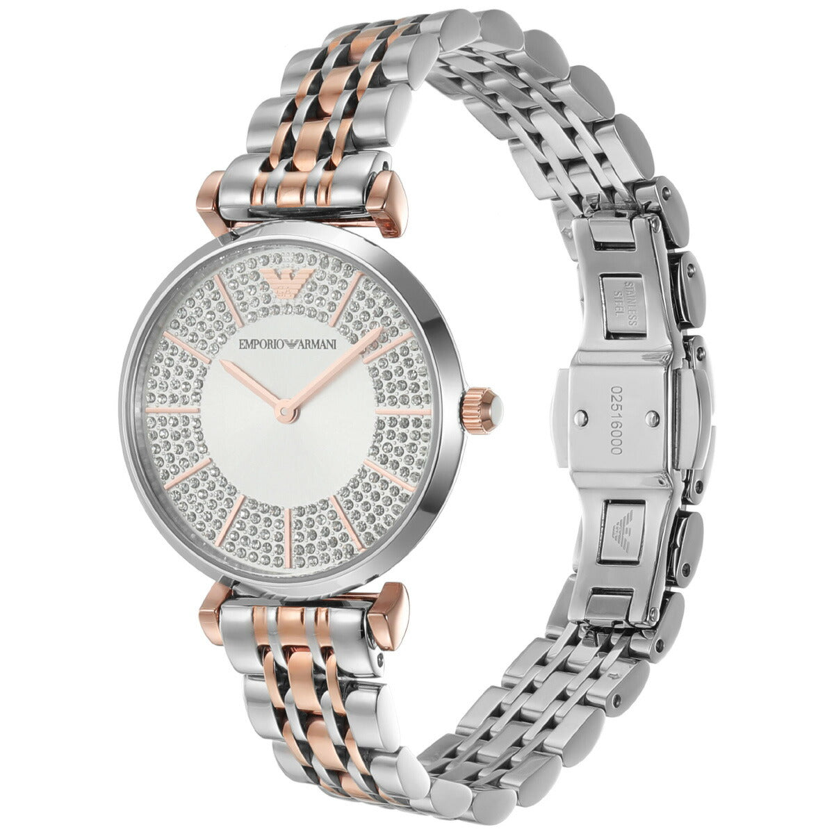 エンポリオアルマーニ EMPORIO ARMANI 腕時計 レディース ステンレススチールウォッチ AR11537