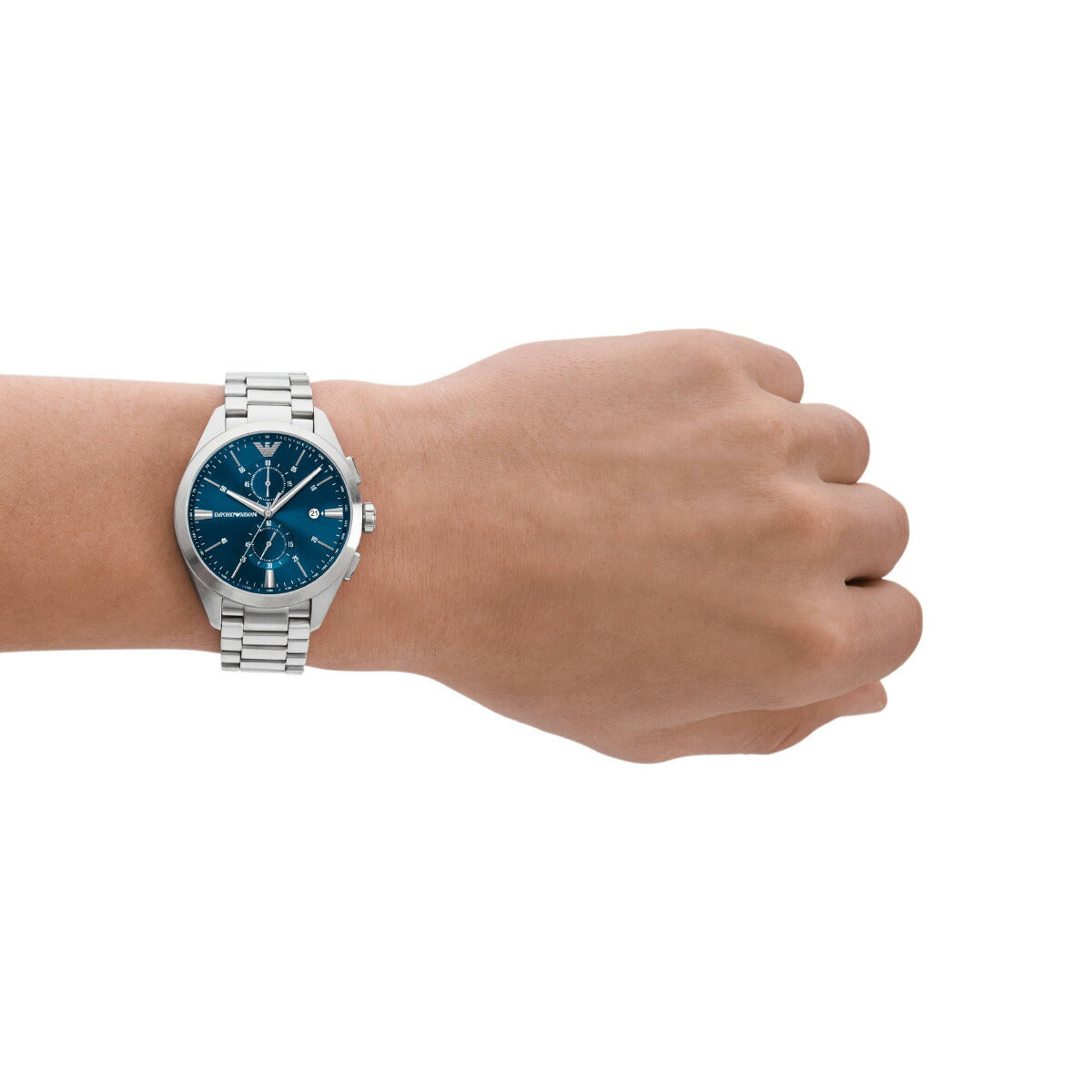 エンポリオアルマーニ EMPORIO ARMANI 腕時計 メンズ クロノグラフ ステンレススチールウォッチ AR11541