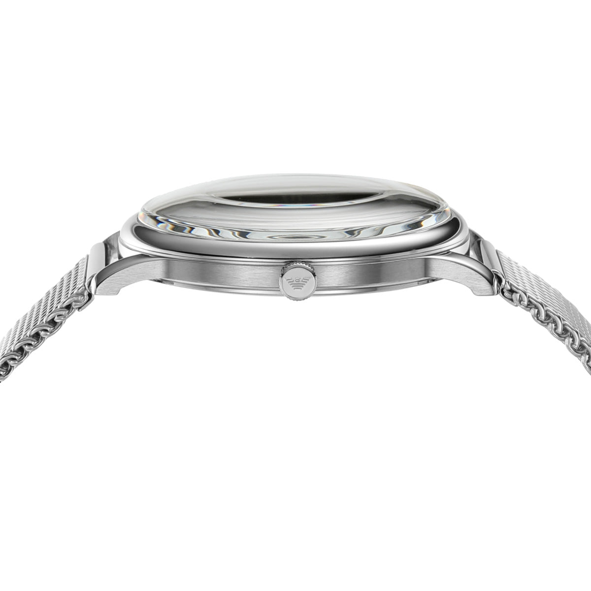 エンポリオアルマーニ EMPORIO ARMANI 腕時計 メンズ 3針デイトウォッチ ステンレススチールメッシュ AR11571