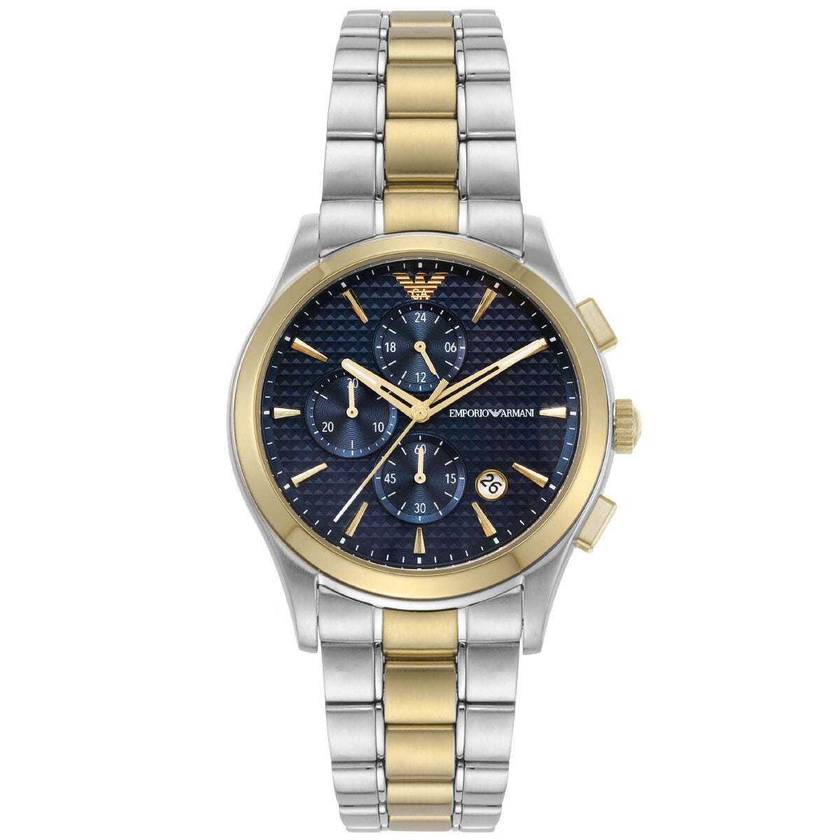 エンポリオアルマーニ EMPORIO ARMANI 腕時計 メンズ クロノグラフ ステンレススチールウォッチ AR11579
