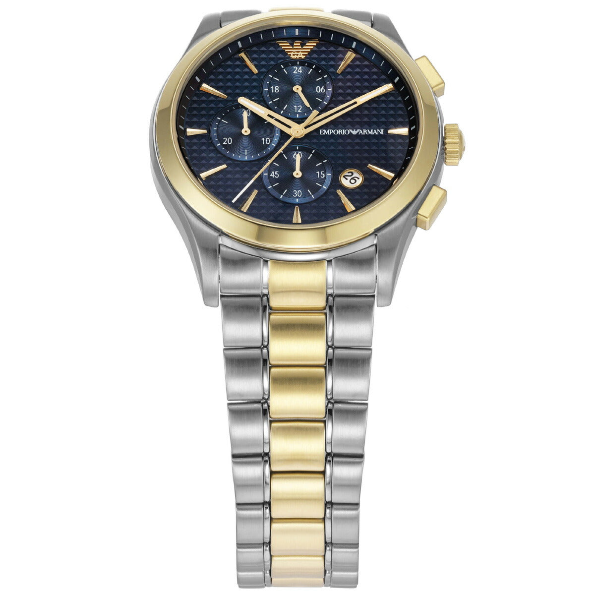 エンポリオアルマーニ EMPORIO ARMANI 腕時計 メンズ クロノグラフ ステンレススチールウォッチ AR11579