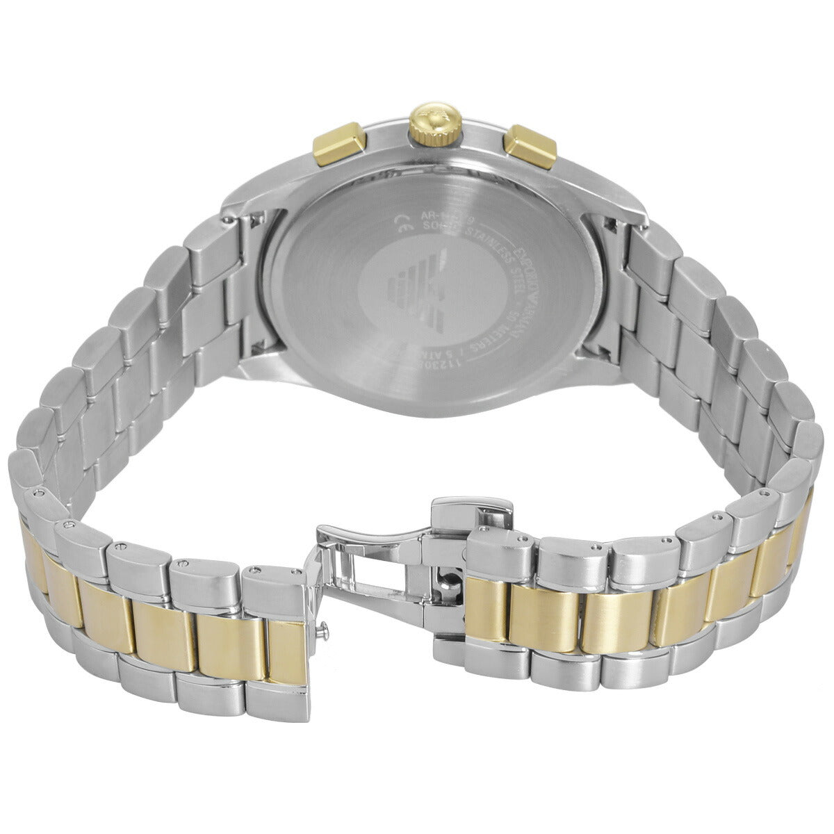 エンポリオアルマーニ EMPORIO ARMANI 腕時計 メンズ クロノグラフ ステンレススチールウォッチ AR11579