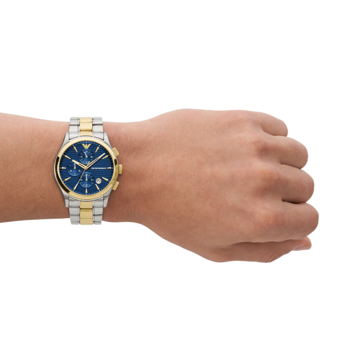 エンポリオアルマーニ EMPORIO ARMANI 腕時計 メンズ クロノグラフ ステンレススチールウォッチ AR11579