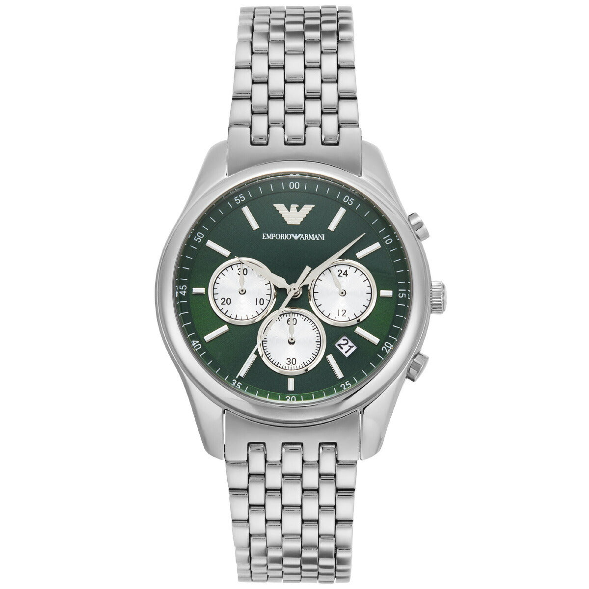 エンポリオアルマーニ EMPORIO ARMANI 腕時計 メンズ クロノグラフ ステンレススチールウォッチ AR11581
