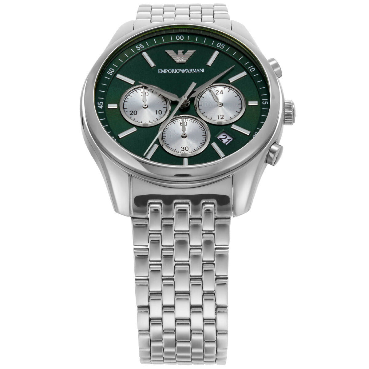 エンポリオアルマーニ EMPORIO ARMANI 腕時計 メンズ クロノグラフ ステンレススチールウォッチ AR11581