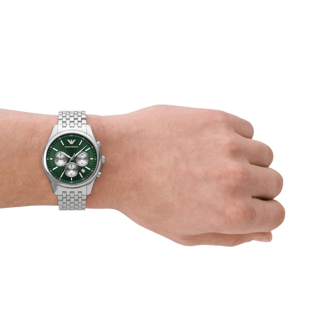 エンポリオアルマーニ EMPORIO ARMANI 腕時計 メンズ クロノグラフ ステンレススチールウォッチ AR11581