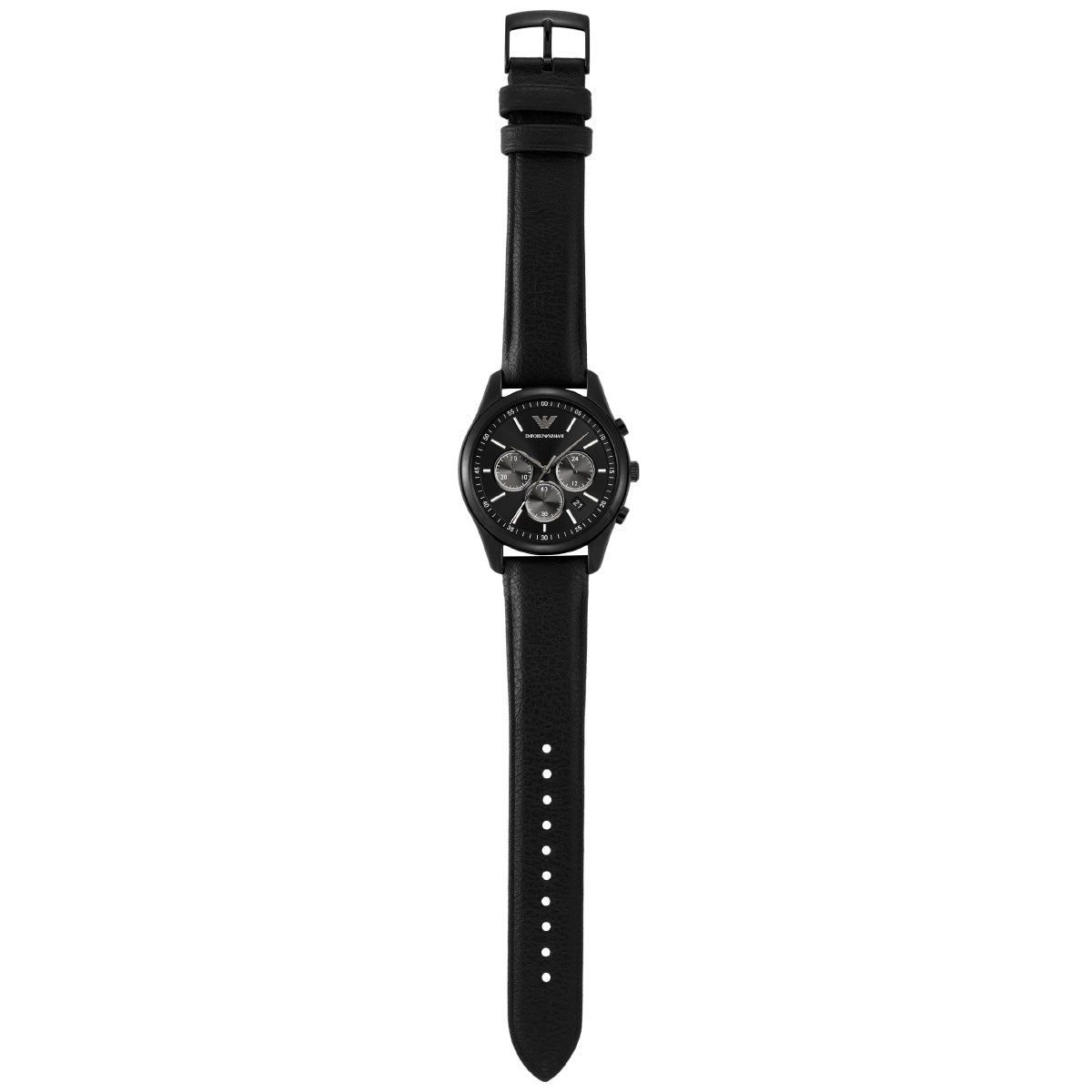 エンポリオアルマーニ EMPORIO ARMANI 腕時計 メンズ クロノグラフ レザーウォッチ AR11583