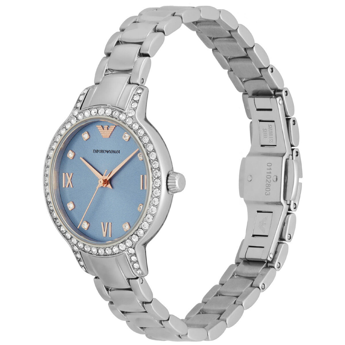 エンポリオアルマーニ EMPORIO ARMANI 腕時計 レディース ステンレススチールウォッチ AR11585