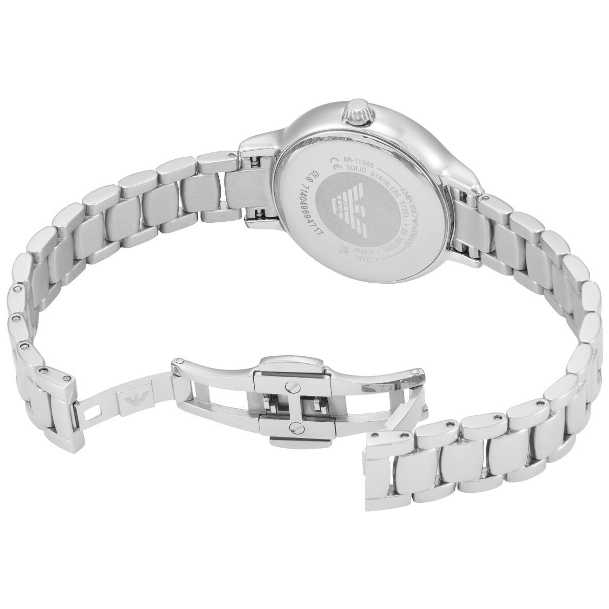 エンポリオアルマーニ EMPORIO ARMANI 腕時計 レディース ステンレススチールウォッチ AR11585