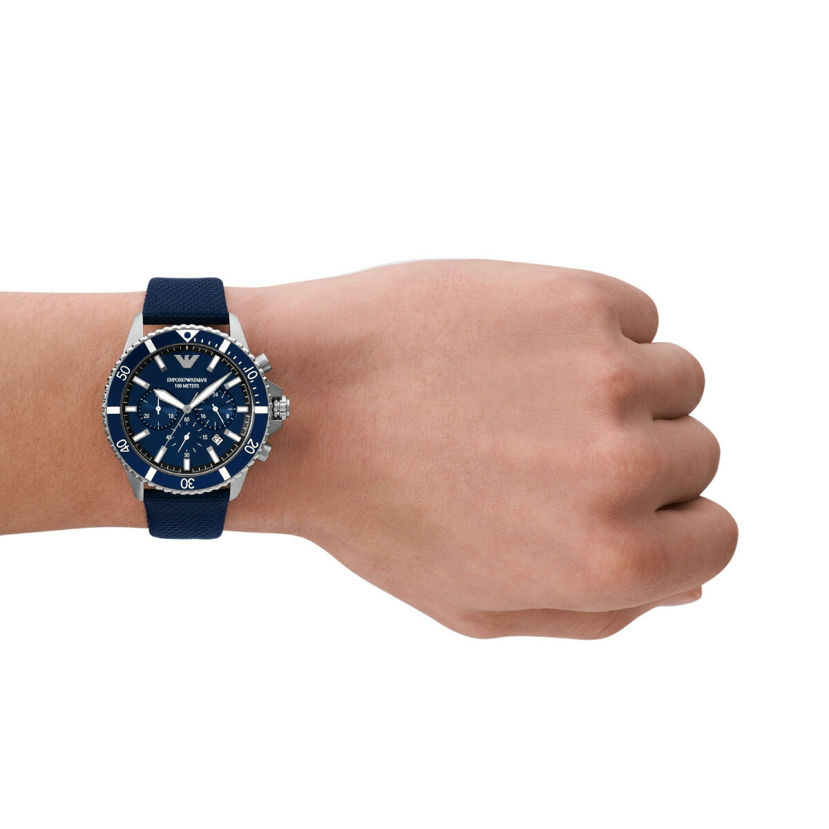 エンポリオアルマーニ EMPORIO ARMANI 腕時計 メンズ クロノグラフ ナイロンウォッチ AR11588