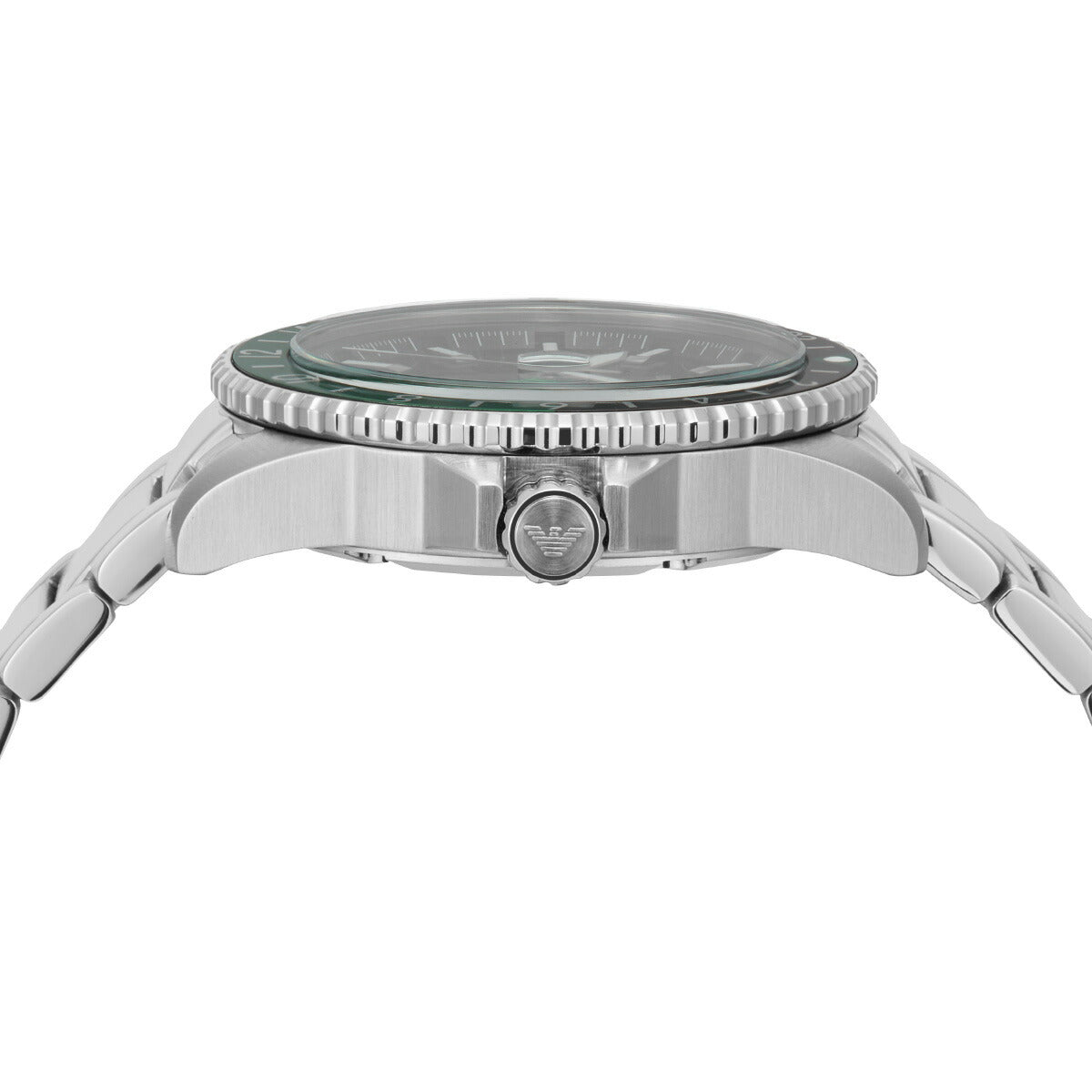 エンポリオアルマーニ EMPORIO ARMANI 腕時計 メンズ GMT ステンレススチールウォッチ AR11589
