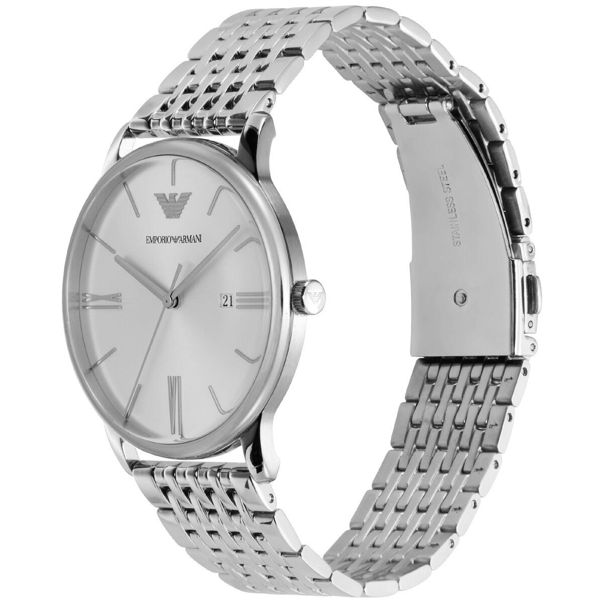 エンポリオアルマーニ EMPORIO ARMANI 腕時計 メンズ ステンレススチールウォッチ AR11599