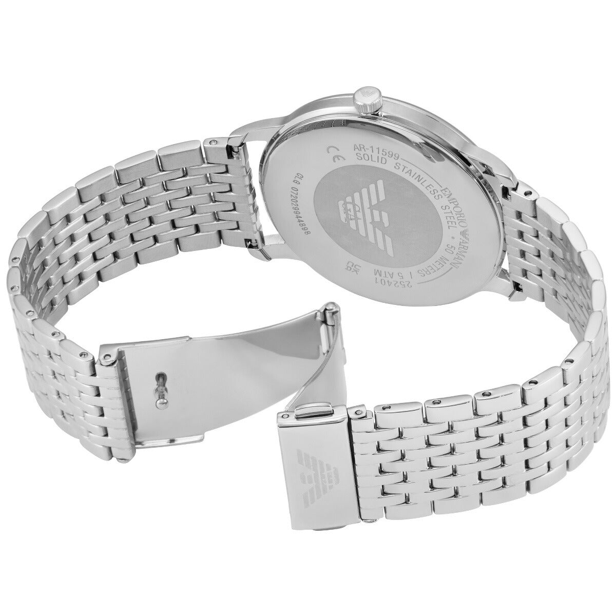 エンポリオアルマーニ EMPORIO ARMANI 腕時計 メンズ ステンレススチールウォッチ AR11599