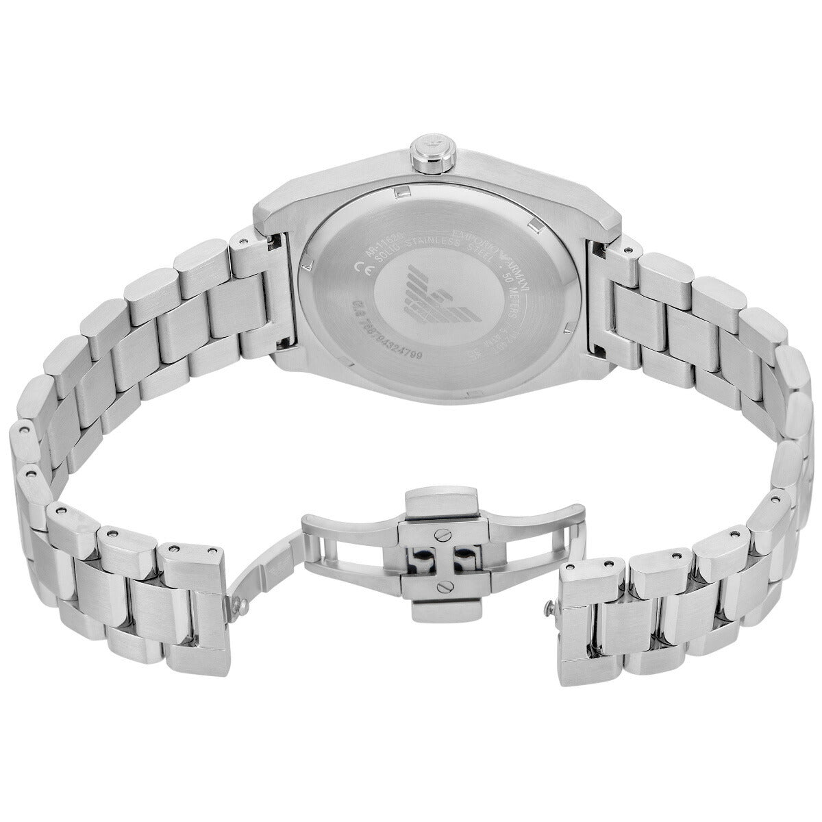 エンポリオアルマーニ EMPORIO ARMANI 腕時計 メンズ 三針デイト ステンレススチールウォッチ AR11620