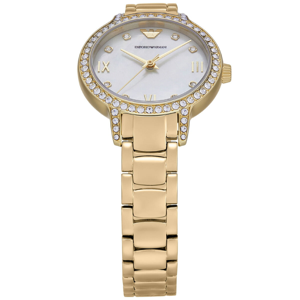 エンポリオアルマーニ EMPORIO ARMANI 腕時計 レディース 三針 ゴールドトーン ステンレススチールウォッチ AR11652【2025 新作】
