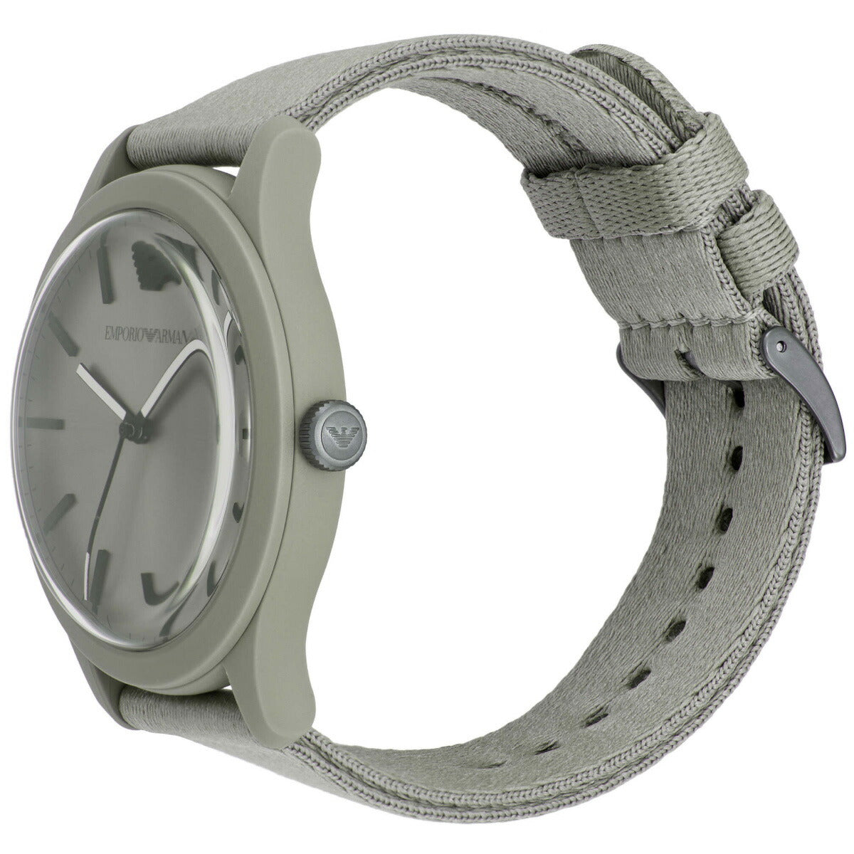 エンポリオアルマーニ EMPORIO ARMANI 腕時計 メンズ 三針 グレー ステンレススチールウォッチ AR11653【2025 新作】