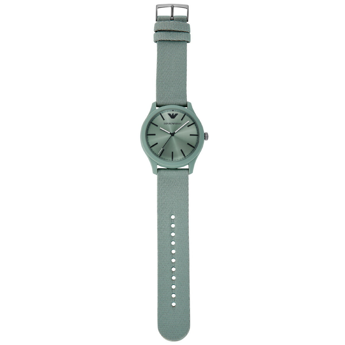 エンポリオアルマーニ EMPORIO ARMANI 腕時計 メンズ 三針 グリーン プラスチック&ステンレススチールウォッチ AR11654【2025 新作】
