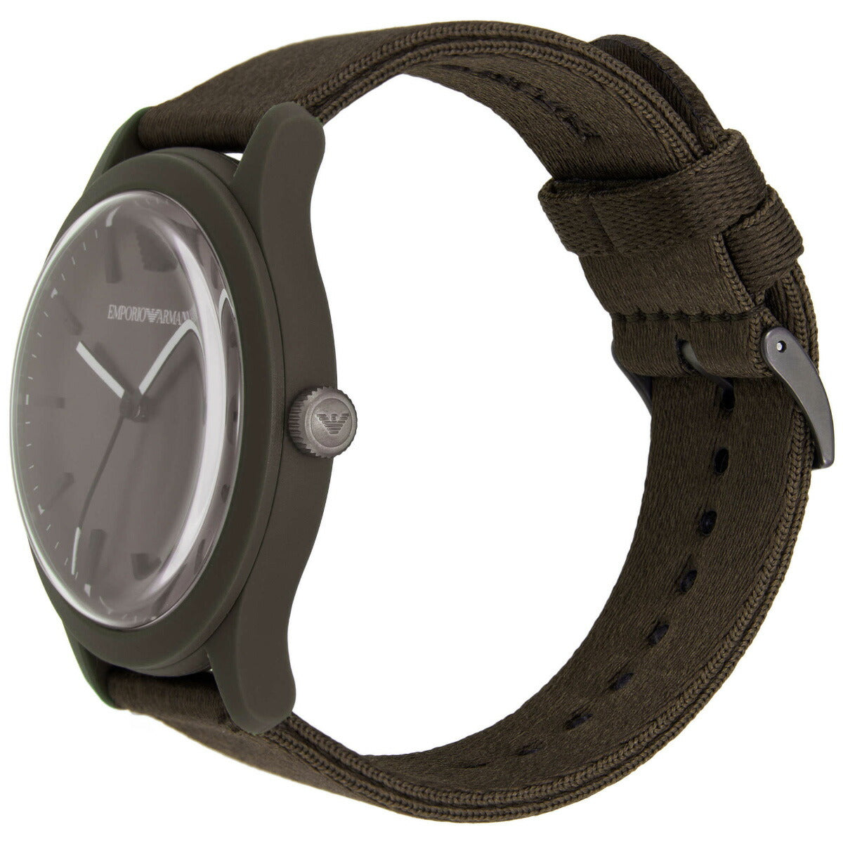 エンポリオアルマーニ EMPORIO ARMANI 腕時計 メンズ 三針 ブラウン プラスチック&ステンレススチールウォッチ AR11655【2025 新作】