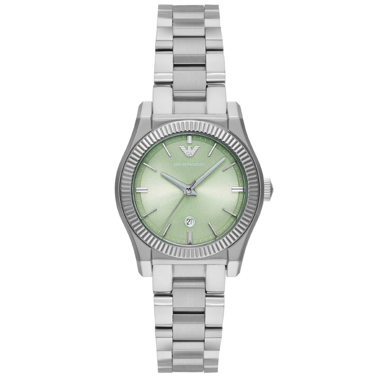 エンポリオアルマーニ EMPORIO ARMANI 腕時計 レディース 三針デイト ステンレススチールウォッチ AR11656【2025 新作】