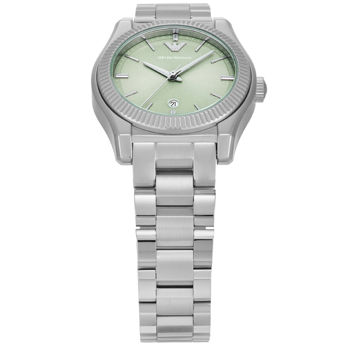 エンポリオアルマーニ EMPORIO ARMANI 腕時計 レディース 三針デイト ステンレススチールウォッチ AR11656【2025 新作】