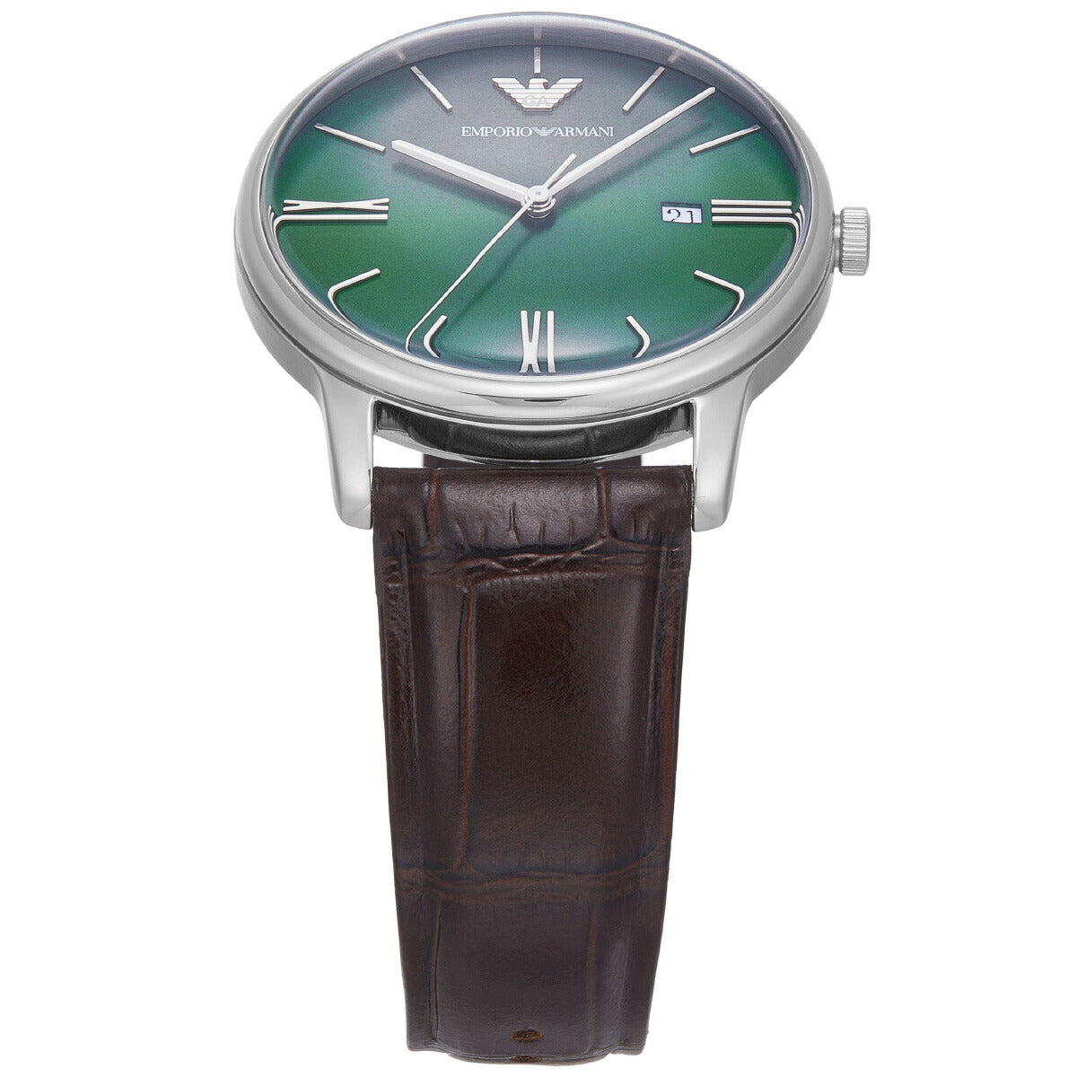 エンポリオアルマーニ EMPORIO ARMANI 腕時計 メンズ 三針デイト ステンレススチールウォッチ AR11672