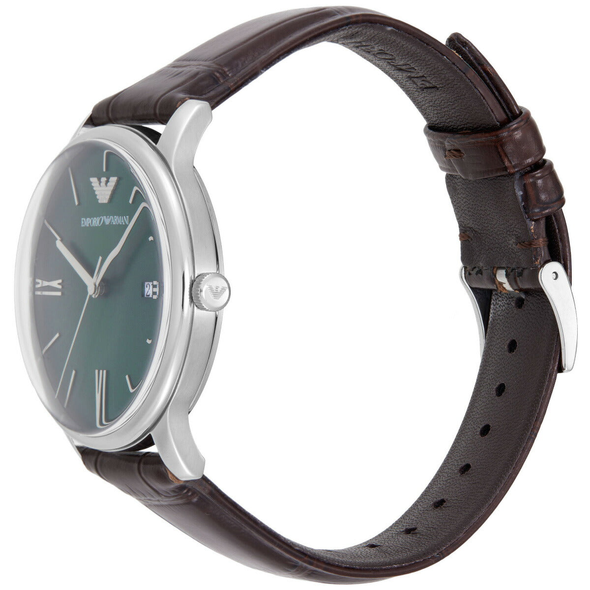 エンポリオアルマーニ EMPORIO ARMANI 腕時計 メンズ 三針デイト ステンレススチールウォッチ AR11672