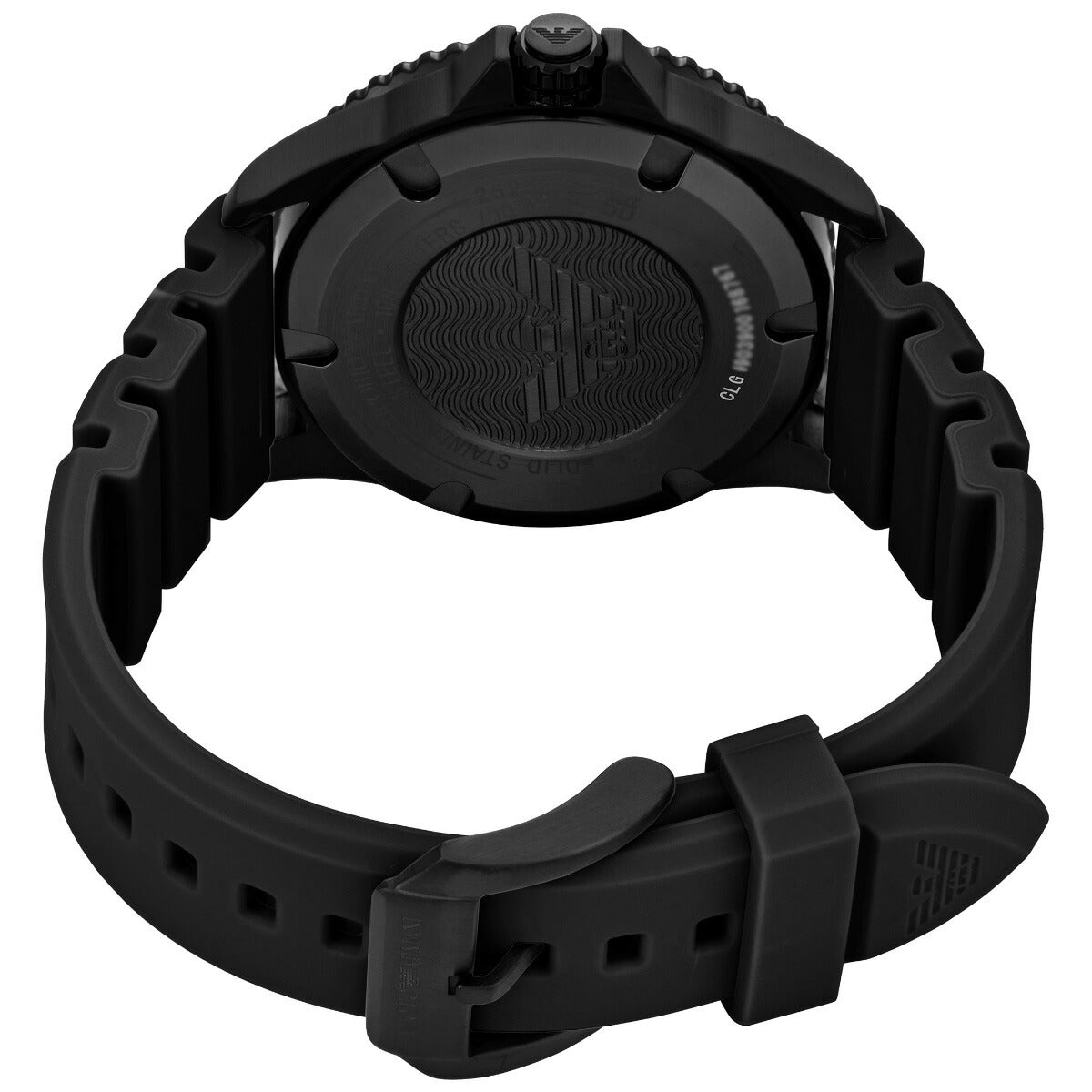 エンポリオアルマーニ EMPORIO ARMANI 腕時計 メンズ ワールドエクスプローラー 3針デイトウォッチ ブラックシリコン AR11684【2025 新作】