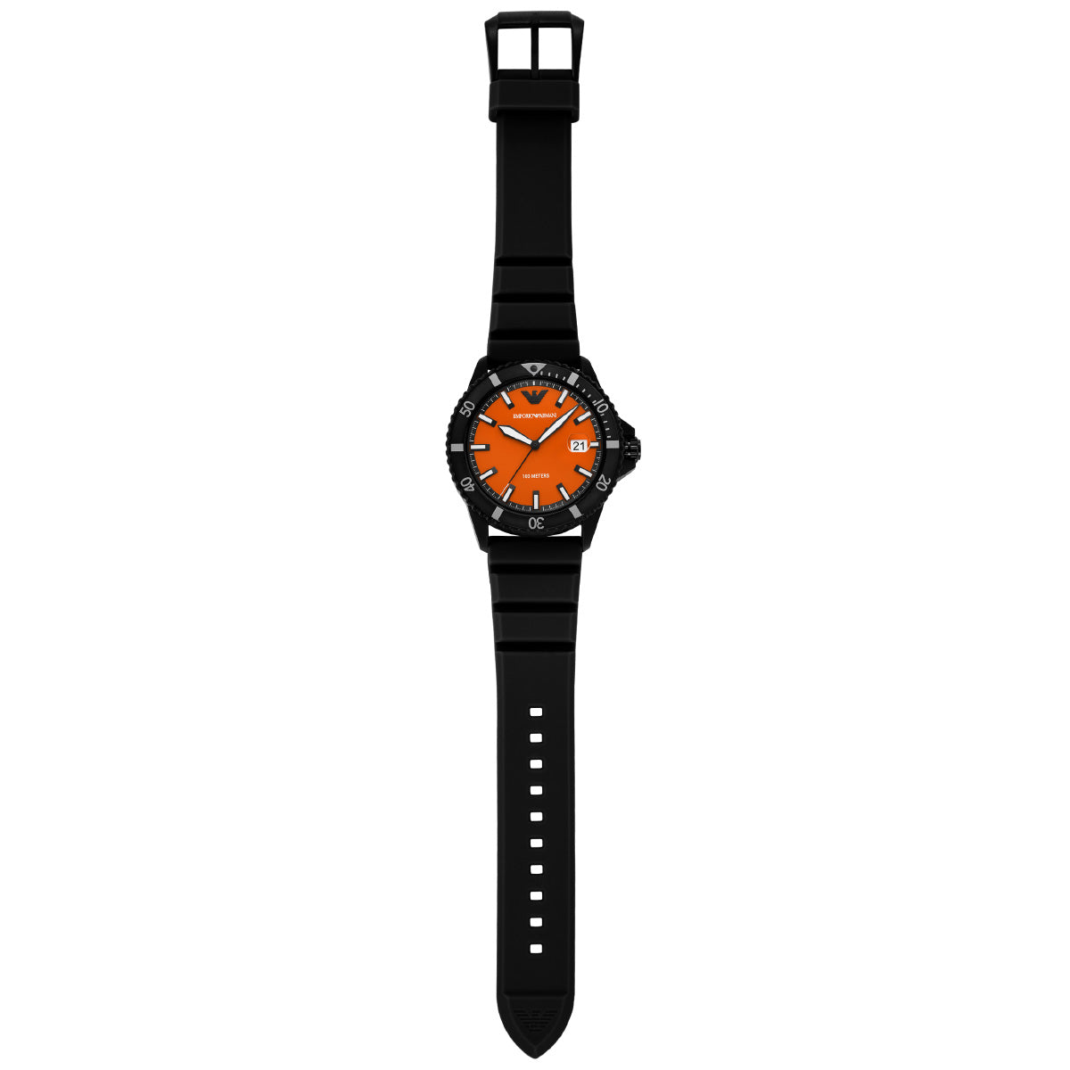 エンポリオアルマーニ EMPORIO ARMANI 腕時計 メンズ ワールドエクスプローラー 3針デイトウォッチ ブラックシリコン AR11684【2025 新作】