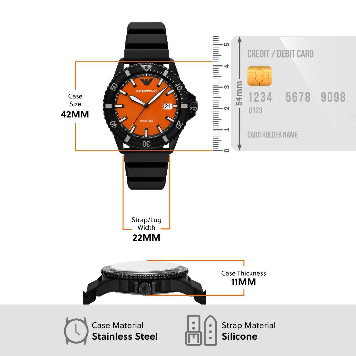 エンポリオアルマーニ EMPORIO ARMANI 腕時計 メンズ ワールドエクスプローラー 3針デイトウォッチ ブラックシリコン AR11684【2025 新作】