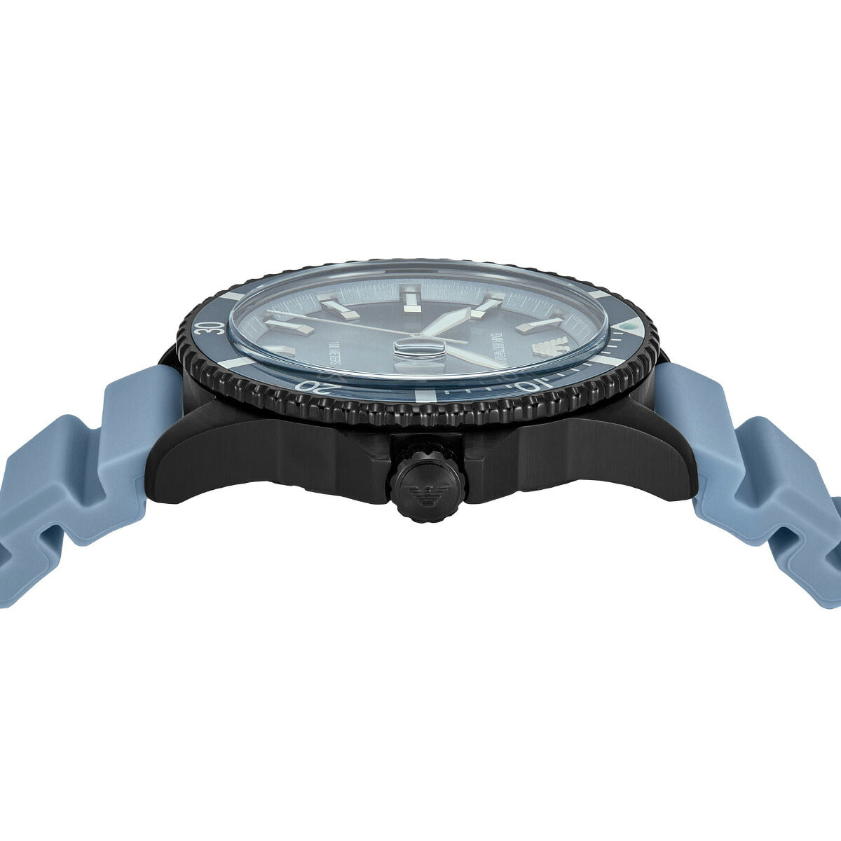 エンポリオアルマーニ EMPORIO ARMANI 腕時計 メンズ ワールドエクスプローラー 3針デイトウォッチ ブルーシリコン AR11685【2025 新作】