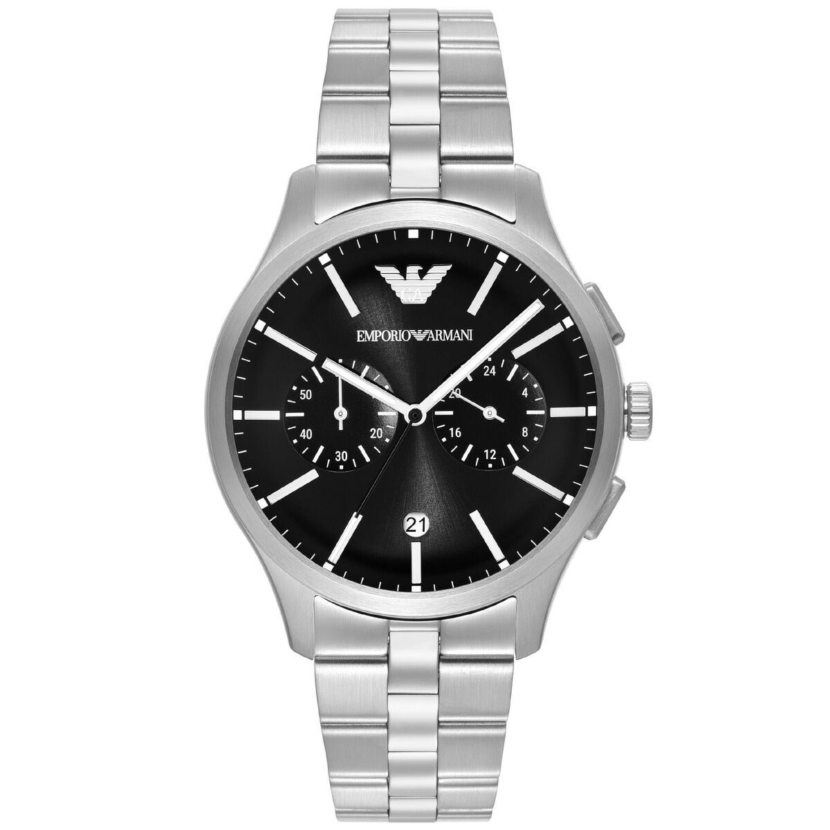 エンポリオアルマーニ EMPORIO ARMANI 腕時計 メンズ クロノグラフウォッチ ステンレススチール AR11691【2025 新作】