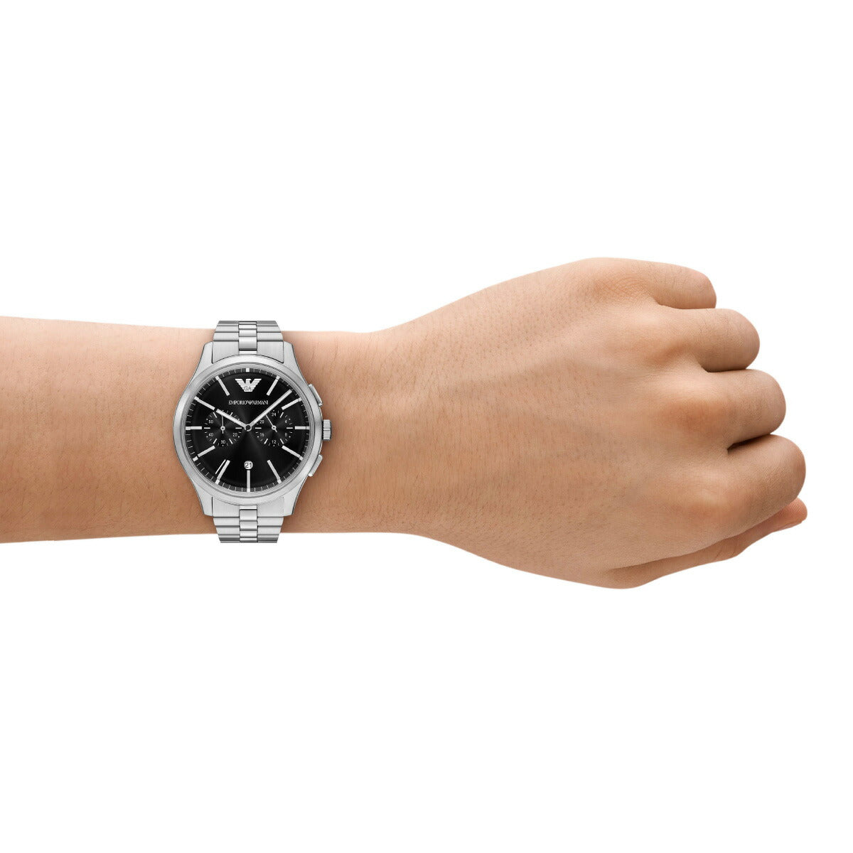 エンポリオアルマーニ EMPORIO ARMANI 腕時計 メンズ クロノグラフウォッチ ステンレススチール AR11691【2025 新作】