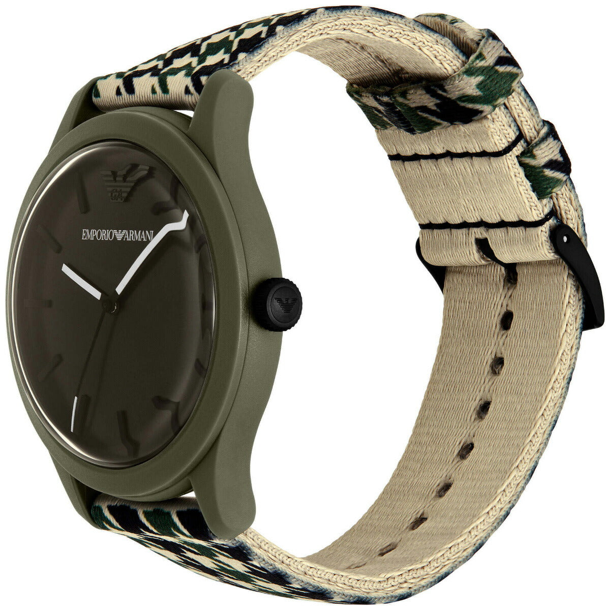 エンポリオアルマーニ EMPORIO ARMANI 腕時計 メンズ 3針ウォッチ #tide ocean material ナイロンファブリック AR11694【2025 新作】