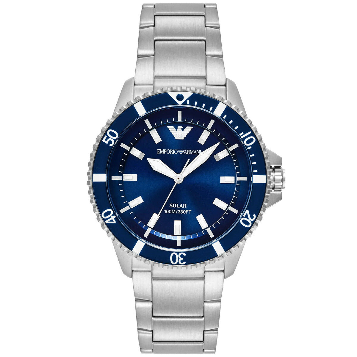 エンポリオアルマーニ EMPORIO ARMANI 腕時計 メンズ ワールドエクスプローラー ソーラーパワー 3針ウォッチ ステンレススチール AR11697【2025 新作】