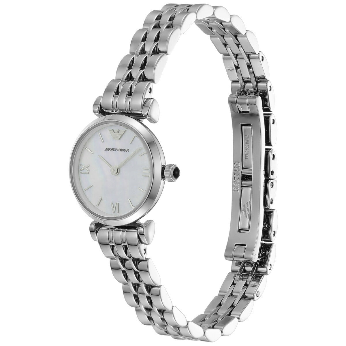 エンポリオアルマーニ EMPORIO ARMANI 腕時計 レディース ステンレススチールウォッチ AR1763
