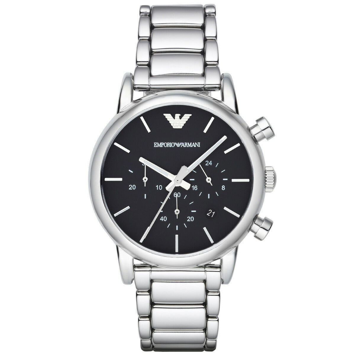 エンポリオアルマーニ EMPORIO ARMANI 腕時計 メンズ クロノグラフ ステンレススチールウォッチ AR1853