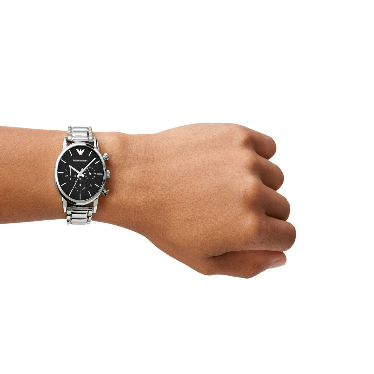 エンポリオアルマーニ EMPORIO ARMANI 腕時計 メンズ クロノグラフ ステンレススチールウォッチ AR1853