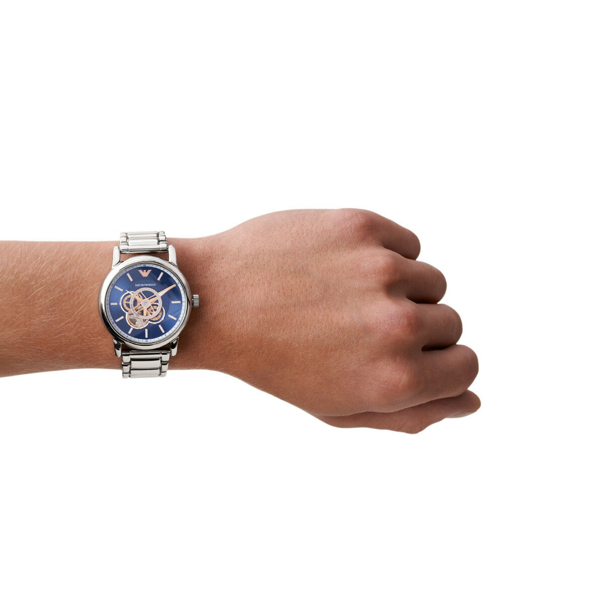 エンポリオアルマーニ EMPORIO ARMANI 腕時計 メンズ 自動巻き ステンレススチールウォッチ AR60036