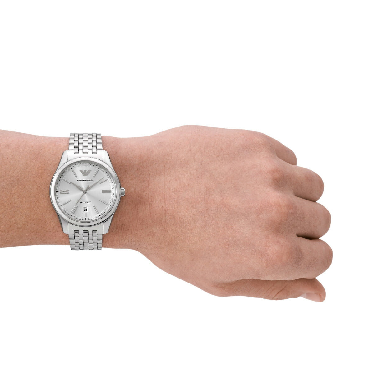 エンポリオアルマーニ EMPORIO ARMANI 腕時計 メンズ 自動巻き ステンレススチールウォッチ AR60076