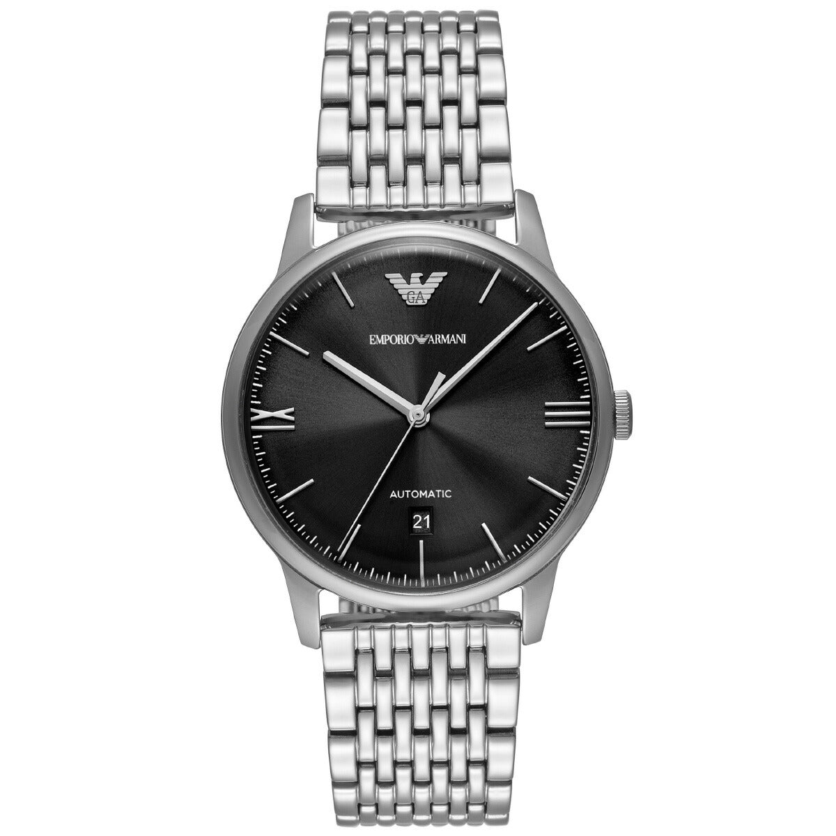 エンポリオアルマーニ EMPORIO ARMANI 腕時計 メンズ 自動巻き オートマティック ステンレススチールウォッチ AR60081