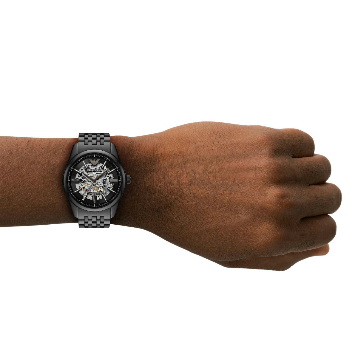 エンポリオアルマーニ EMPORIO ARMANI 腕時計 メンズ 自動巻きウォッチ ステンレススチール AR60093【2025 新作】