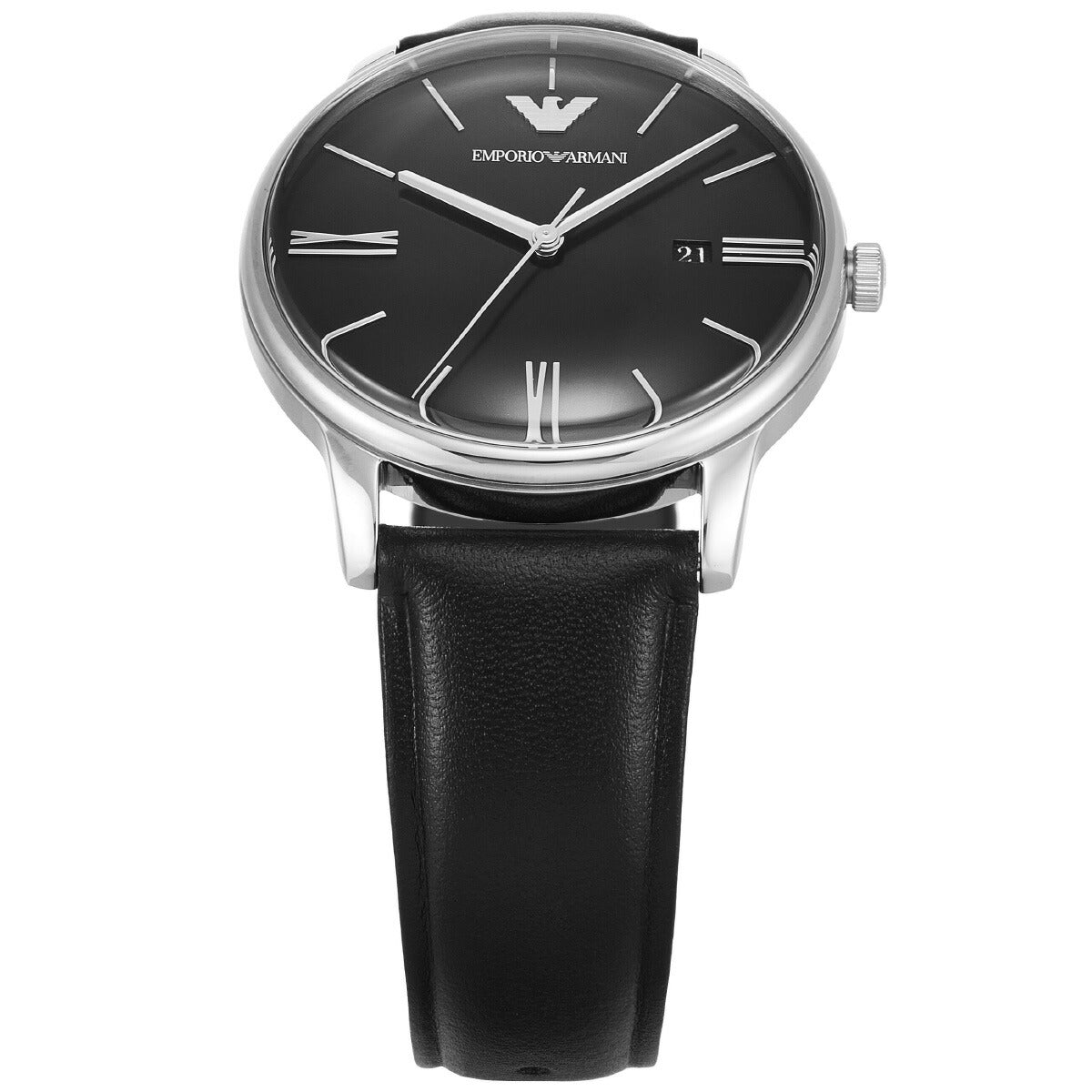エンポリオアルマーニ EMPORIO ARMANI 腕時計 メンズ 三針デイト ステンレススチール ウォッチ&ブレスレットセット AR80079SET【2025 新作】