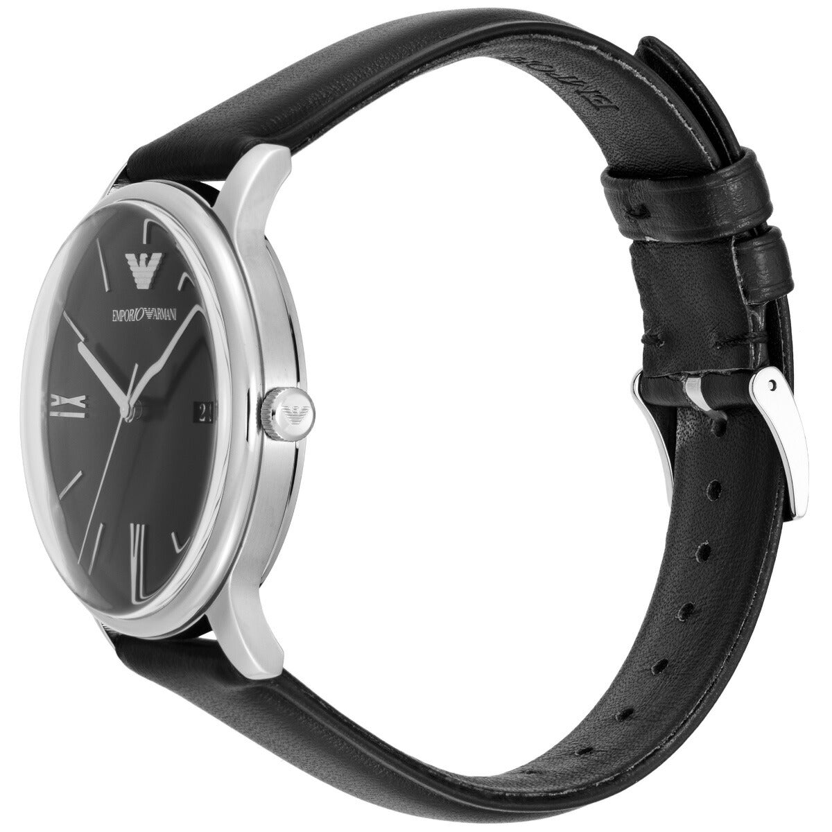 エンポリオアルマーニ EMPORIO ARMANI 腕時計 メンズ 三針デイト ステンレススチール ウォッチ&ブレスレットセット AR80079SET【2025 新作】