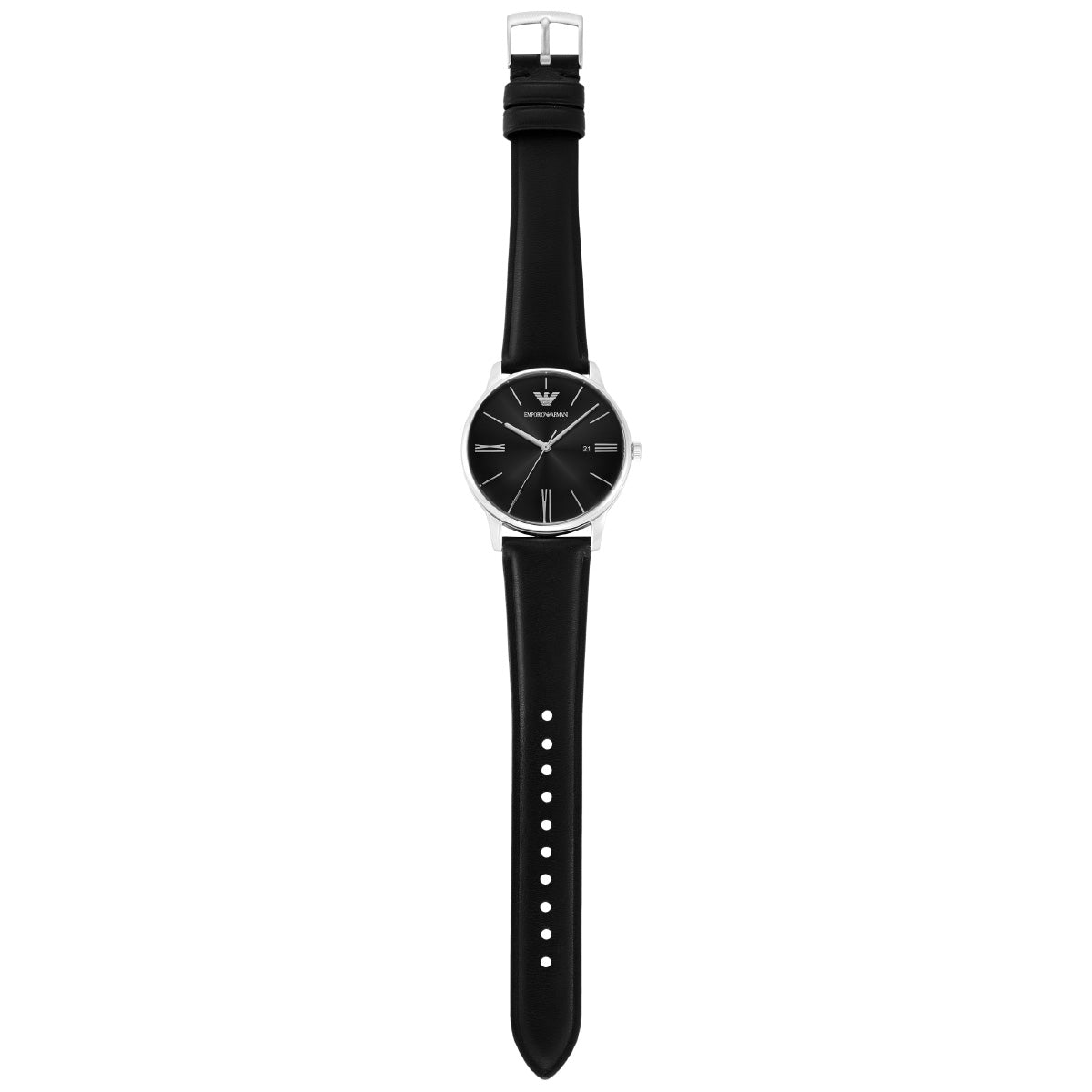エンポリオアルマーニ EMPORIO ARMANI 腕時計 メンズ 三針デイト ステンレススチール ウォッチ&ブレスレットセット AR80079SET【2025 新作】