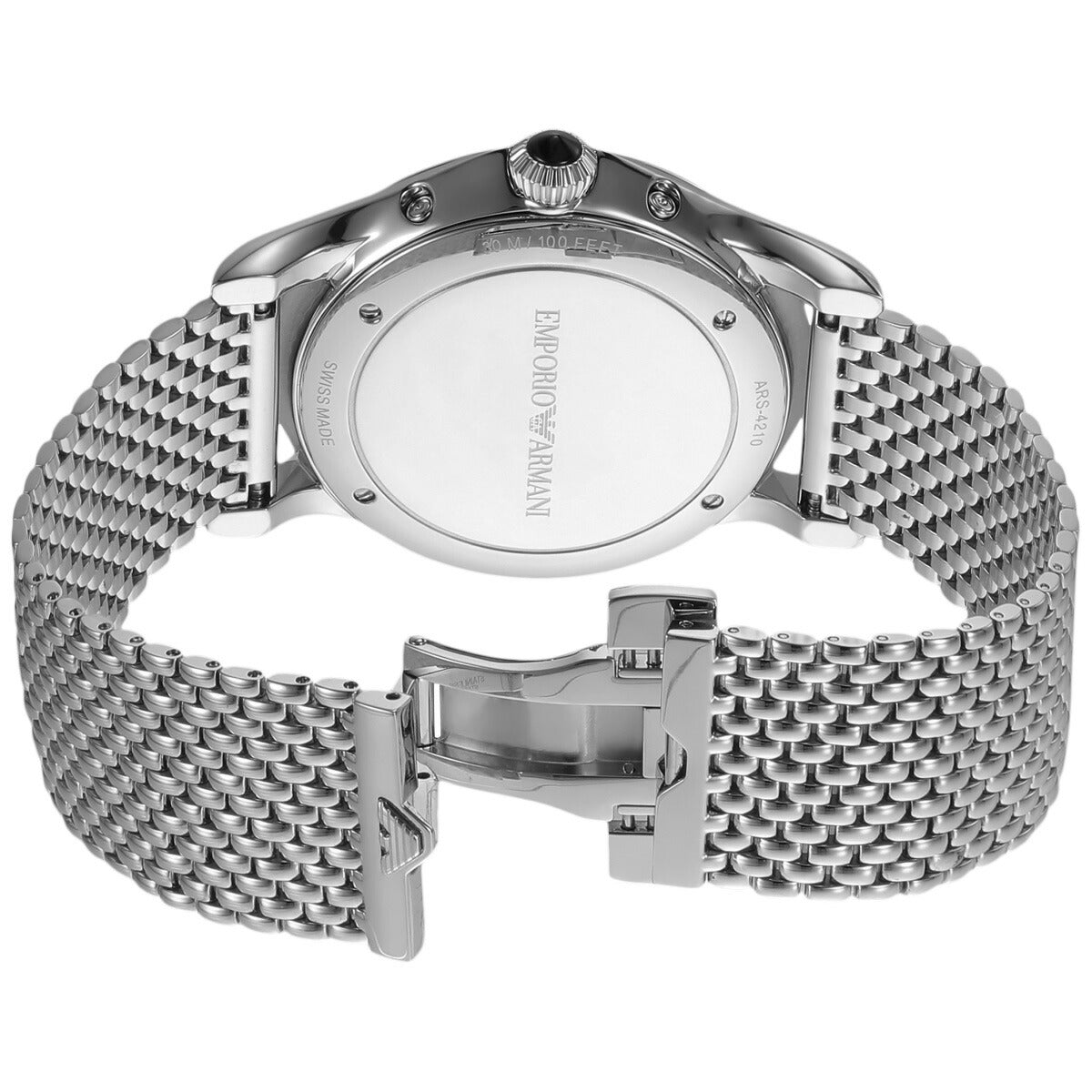 エンポリオアルマーニ EMPORIO ARMANI 腕時計 メンズ ステンレススチールウォッチ ARS4210