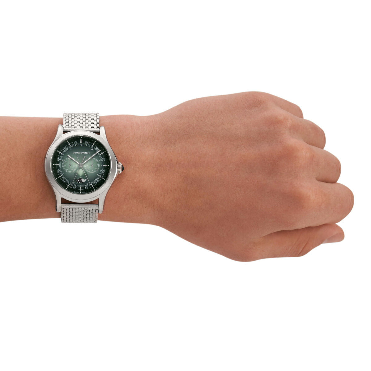 エンポリオアルマーニ EMPORIO ARMANI 腕時計 メンズ ステンレススチールウォッチ ARS4210