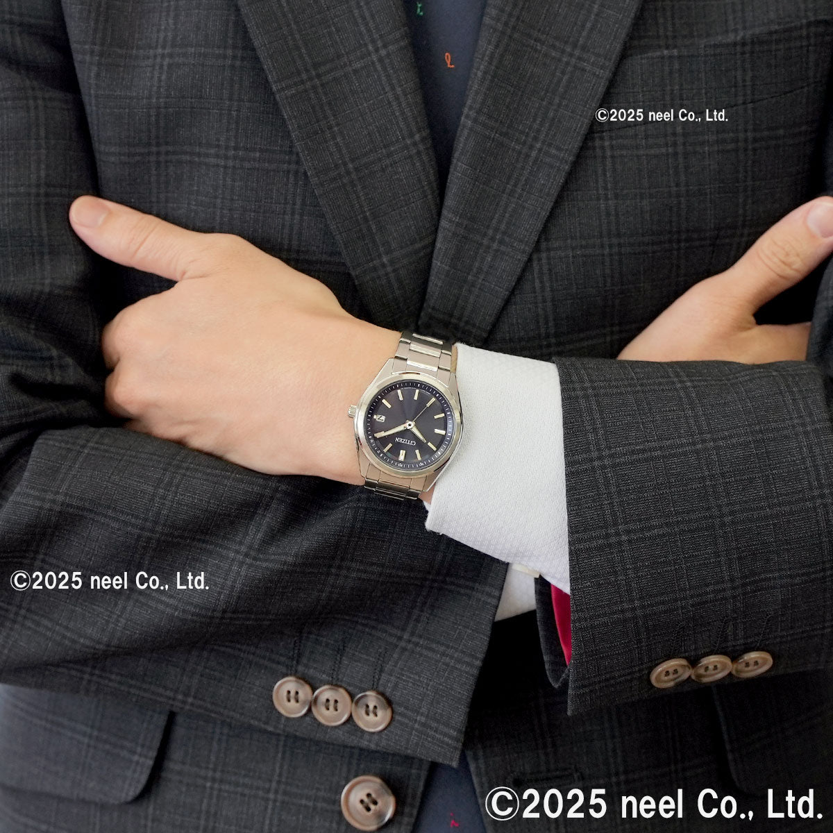 シチズンコレクション CITIZEN COLLECTION エコドライブ 電波時計 腕時計 メンズ AS1080-65L【2025 新作】