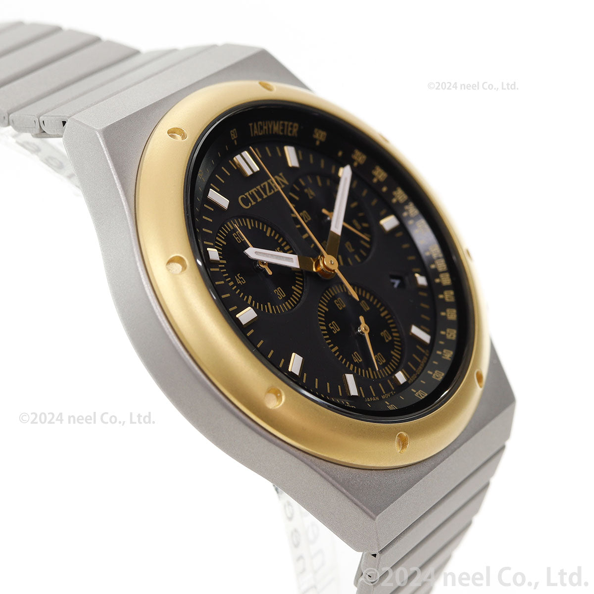 シチズンコレクション レコードレーベル RECORD LABEL AT2544-64E 1984 chronograph 特定店限定モデル 腕時計 CITIZEN THERMO SENSOR スポルテMS 昭和GOLD CITIZEN COLLECTION【2024 新作】