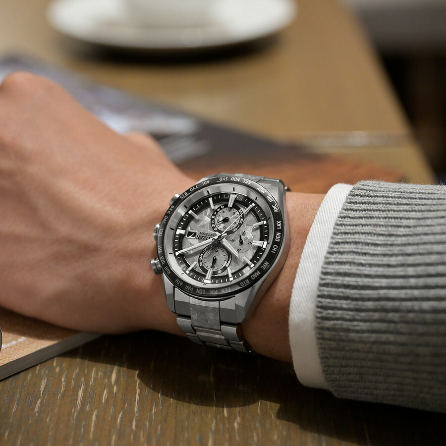 シチズン アテッサ CITIZEN ATTESA エコドライブ 電波時計 限定 腕時計 メンズ AT8284-61A ダイレクトフライト ACT Line Platinum Shine Collection【2025 新作】