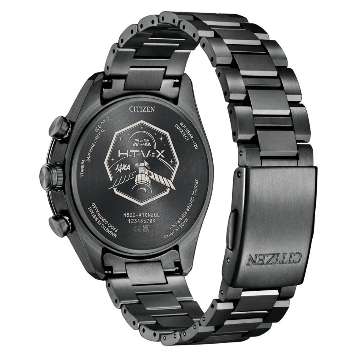 シチズン アテッサ JAXA LABEL HTV-X 限定 CITIZEN ATTESA エコドライブ 電波時計 AT8289-67E ダイレクトフライト ACT Line ブラックチタニウム【2025 新作】